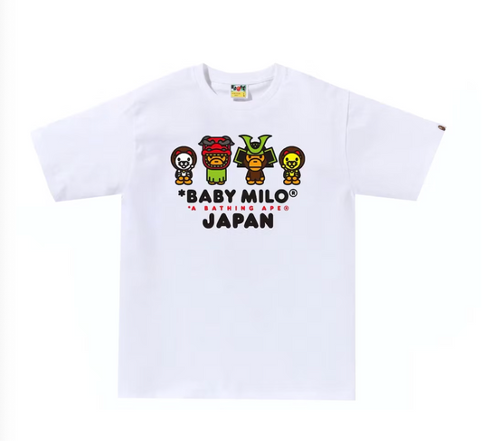 BAPE Baby Milo Japan Tee White