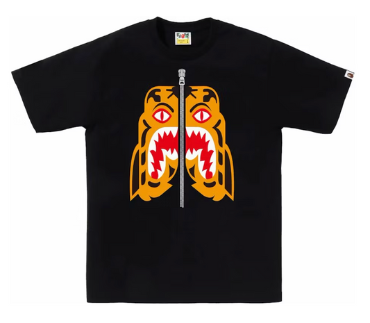 Bape Tiger Zip Up Tee