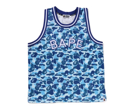 BAPE ABC Camo Tank Top Blue