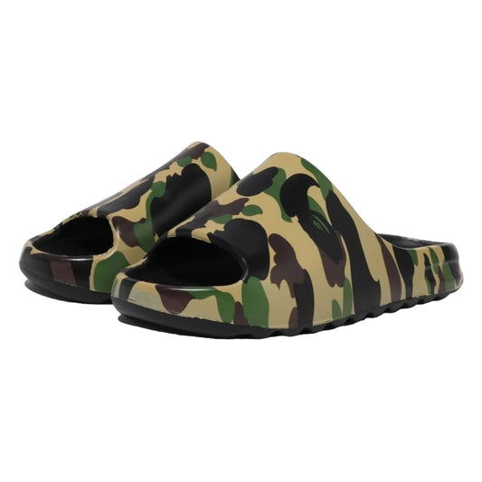 Bape Slides Yellow Camo