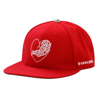 Chrome Hearts Love You Fitted Hat Red