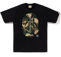 BAPE MAP CAMO APE HEAD SHARK TEE