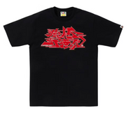 BAPE Asnka Kanji Grafitti Logo Tee