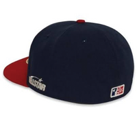 HellStar Baseball Fitted Navy/Red Hat